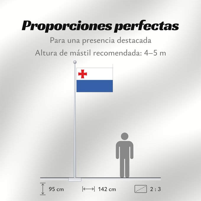 Proporciones de la bandera: Tsalka