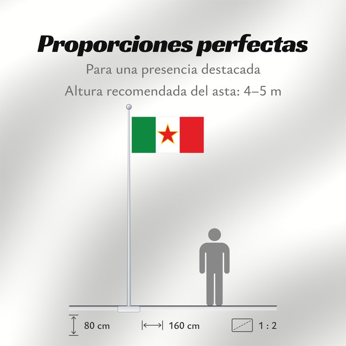 Proporciones de la bandera: SFR Yugoslav Italian Minority Image by User R-41 of the former Yugoslav Italian minority flag Minorité italienne yougoslave (ancienne) Minoría italiana yugoslava (anterior) Jugoslawische italienische Minderheit (ehemalig) Minoranza italiana jugoslava (ex)