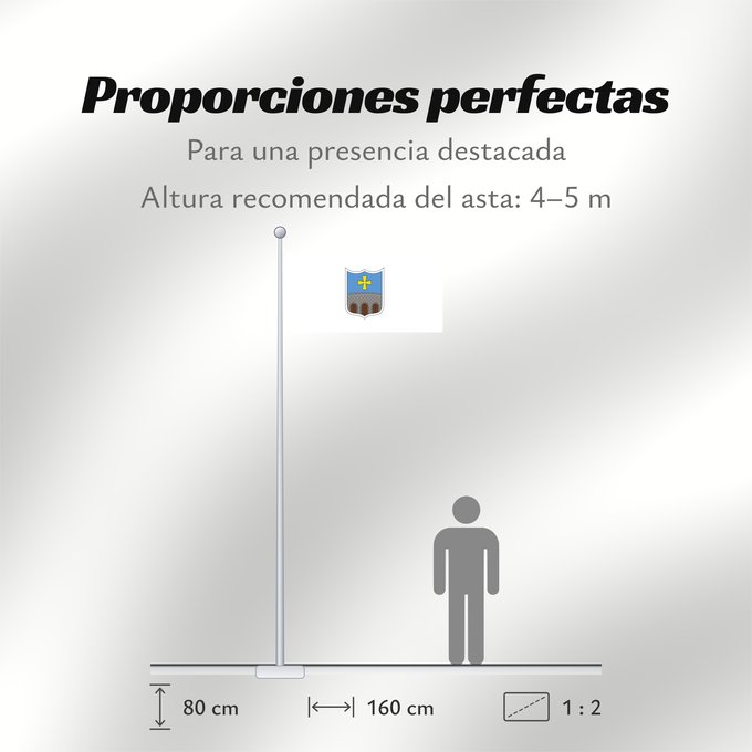 Proporciones de la bandera: Oprtlja Municipality of Oprtalj Municipalité d'Oprtalj Oprtalj Gemeinde Oprtalj Comune di Portole Općine Oprtlja Občine Oprtlja