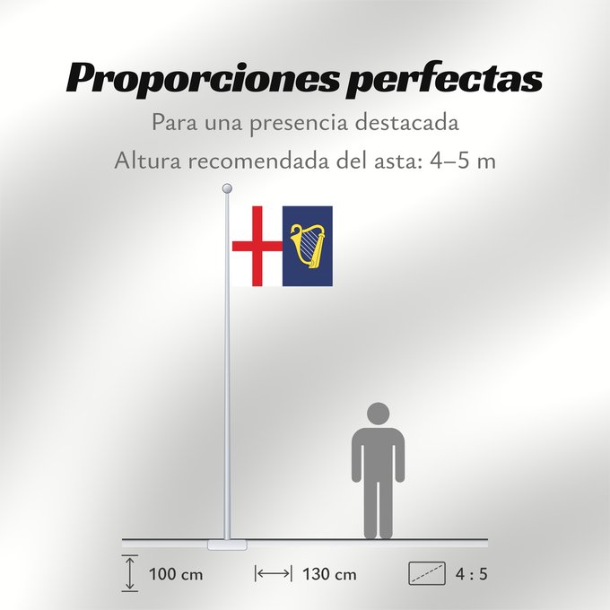 Proporciones de la bandera: Commonwealth 1649-1651 Commonwealth (1649-1651) Commonwealth between 1649 and 1651