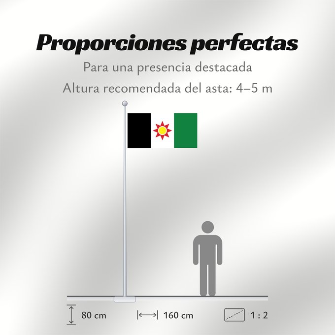 Proporciones de la bandera: Iraq 1959-1963
