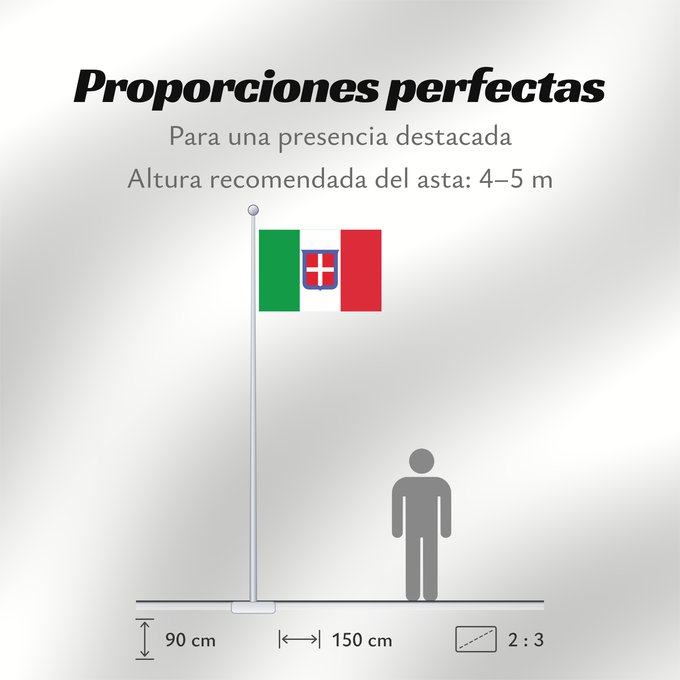 Proporciones de la bandera: Italy  1861–1946	Kingdom of Sardinia  1851-1861  and of the Kingdom of Italy  1861-1946	Royaume de Sardaigne  1851 - 1861  et du Royaume d Italie  1861 - 1946   dans un contexte gouvernemental ou militaire	Reino de Italia  1861-1946	Königreich Italiens  1