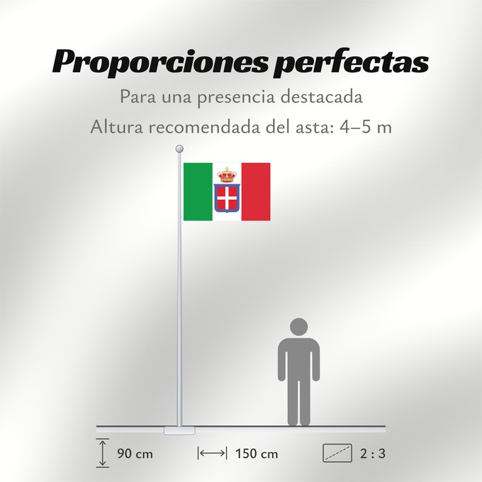 Proporciones de la bandera: Italy  1861-1946  crowned	It is easy to put a border around this flag image	Italie (1861-1946) (couronnée)	Italia (1861-1946) (coronada)	Italien (1861-1946) (bekrönt)	Italia (1861-1946) (incoronata)