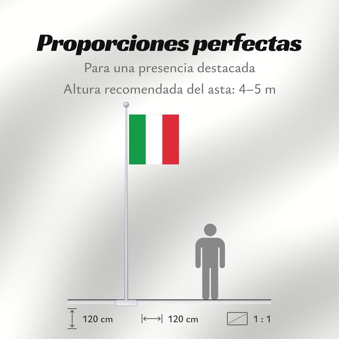 Proporciones de la bandera: War Flag of Italy War flag of Italy technically a color for army units; for military buildings the national flag is used Drapeau de guerre de l'Italie Bandera de guerra de Italia Kriegsflagge Italiens Guerra italiana