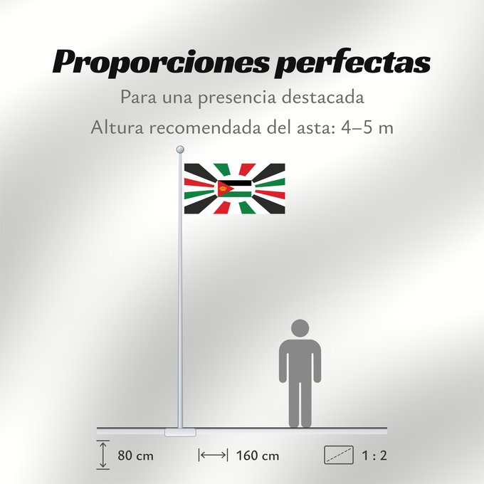 Proporciones de la bandera: Royal Standard of Jordan ملكي القياسية من الأردن