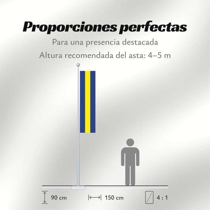 Proporciones de la bandera: Gamprin Liechtenstein-1	Gamprin municipality	Gamprin	Gemeinde Gamprin