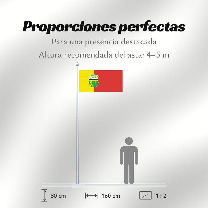 Proporciones de la bandera: Butel Municipality, North Macedonia Butel Municipality, Macedonia Municipalité de Butel Municipio de Butel Gemeinde Butel Comune di Butel Знаме на Општина Бутел