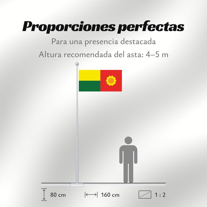 Proporciones de la bandera: Dobruševo	Dobruševo - the municipality of Dobruševo was incorporated into the municipality of Mogila