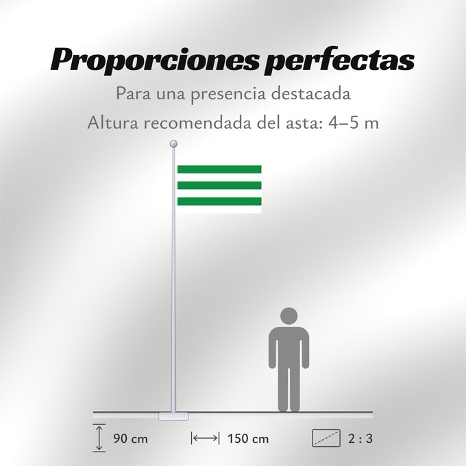 Proporciones de la bandera: Ghaxaq Ħal Għaxaq, Malta