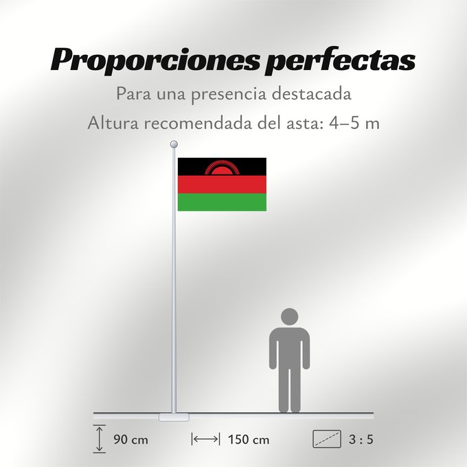 Proporciones de la bandera: Malawi	Malaui	የማላዊ ሰንደቅ ዓላማ	علم ملاوي	Malawis	Malavio	Maláive	Mbendera ya Malaŵi	Флаг Малави	Malavija	Malaawi