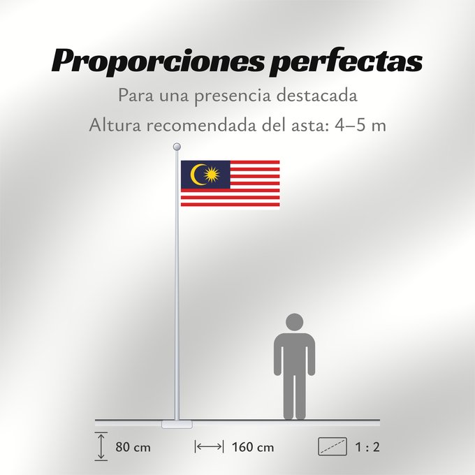 Proporciones de la bandera: Malaysia	Malaysia – Jalur Gemilang  Stripes of Glory	Malaisie	Malasia	Watawat ng Malaysia	علم ماليزيا	Malaysia / بنديرا مليسيا	Malajzio	Malaisia lipp	Mâ-lòi-sî-â koet-khì	馬来西亜の国旗	ទង់ជាតិម៉ាឡេស៊ី	Malaysi	ທຸງຊາດມາເລເຊຍ	馬來西亞之國旗	Malaysia – Jalur Gemilang / بن
