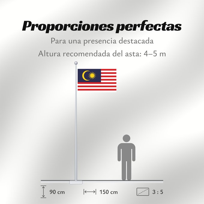 Proporciones de la bandera: Malaysia	Malaysia – Jalur Gemilang  Stripes of Glory	Malaisie	Malasia	علم ماليزيا	Malaysia / بنديرا مليسيا	Malajzio	Malaisia lipp	Watawat ng Malaysia	​Mâ-lòi-sî-â koet-khì	馬来西亜の国旗	ទង់ជាតិម៉ាឡេស៊ី	Malaysi	ທຸງຊາດມາເລເຊຍ	​馬來西亞之國旗	Malaysia – Jalur Gemilang / 