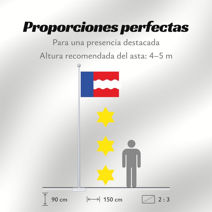 Proporciones de la bandera: Dongeradeel Dutch municipality of Dongeradeel