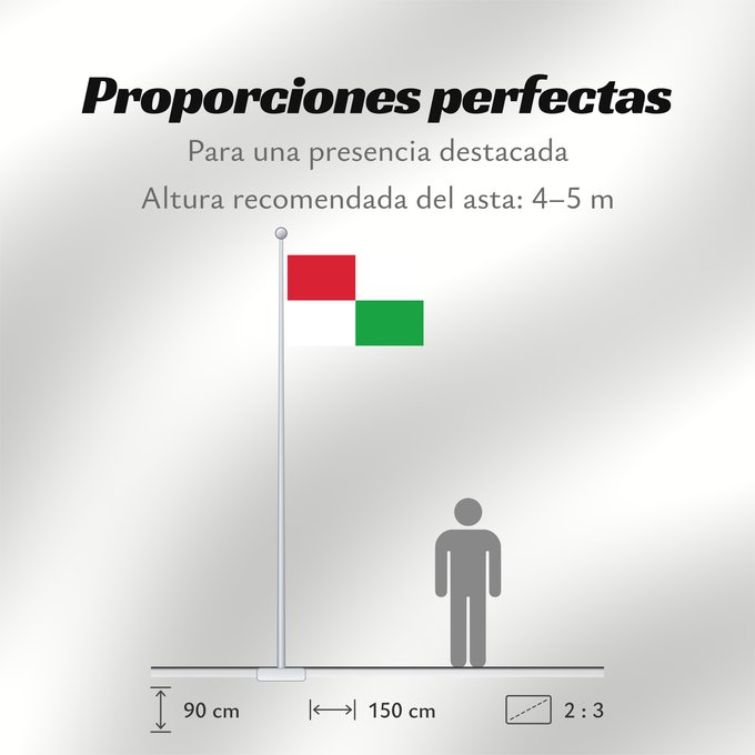 Proporciones de la bandera: Opsterland	Dutch municipality of Opsterland
