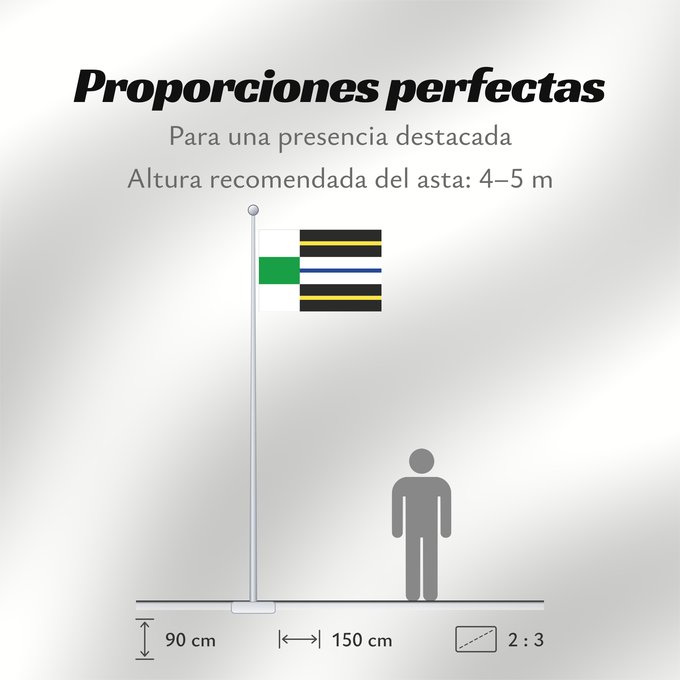 Proporciones de la bandera: Stadskanaal	Dutch municipality of Stadskanaal