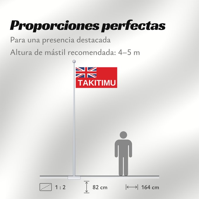 Proporciones de la bandera: NZ-Takitimu	Design data from FOTW