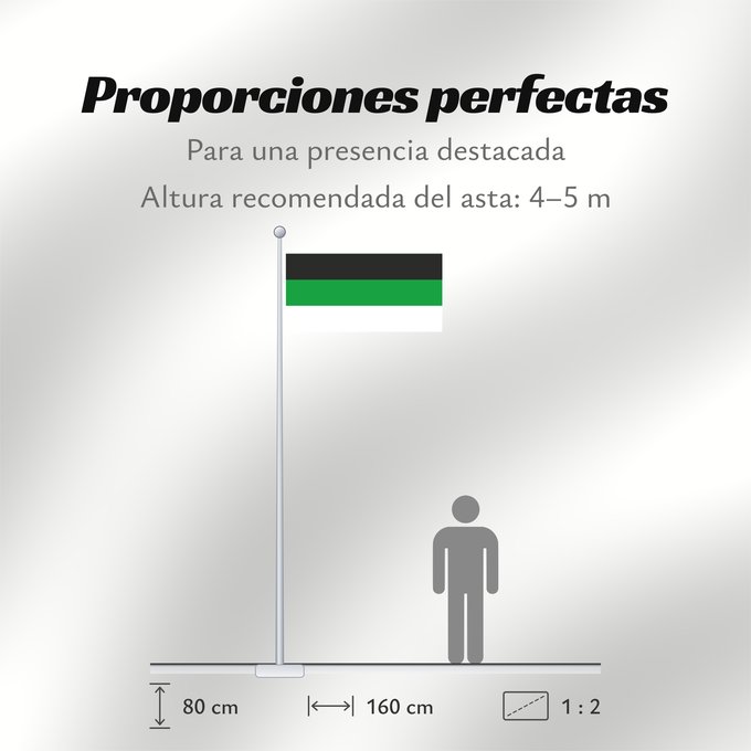 Proporciones de la bandera: Burschenband chrobria