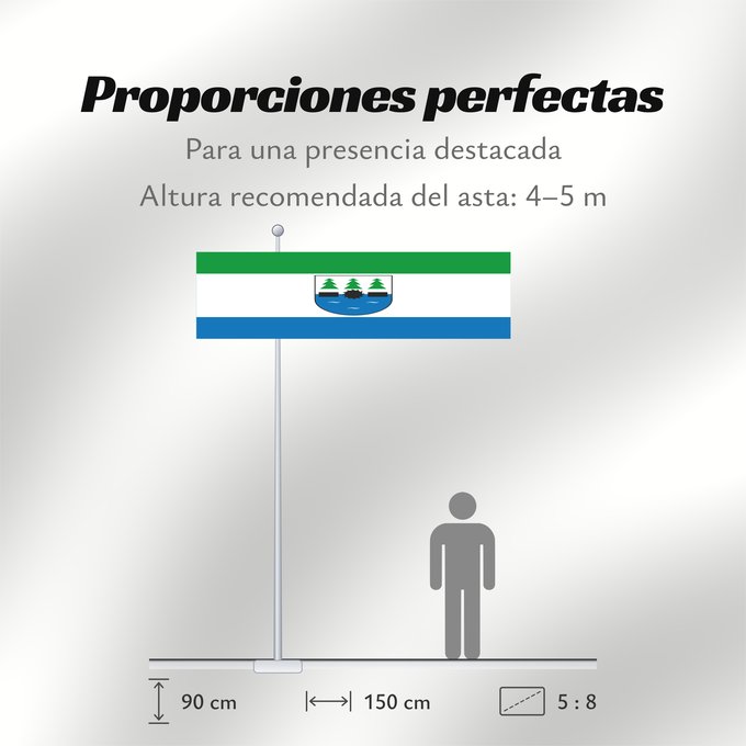 Proporciones de la bandera: POL Czersk Czersk, Poland Miasta i gminy Czersk, woj. pomorskie