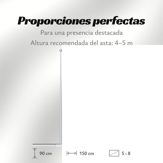 Proporciones de la bandera: POL gmina Dziemiany