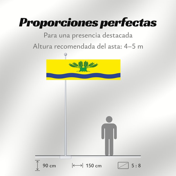 Proporciones de la bandera: POL gmina Malbork Gmina Malbork, Poland Gminy Malbork, woj. pomorskie