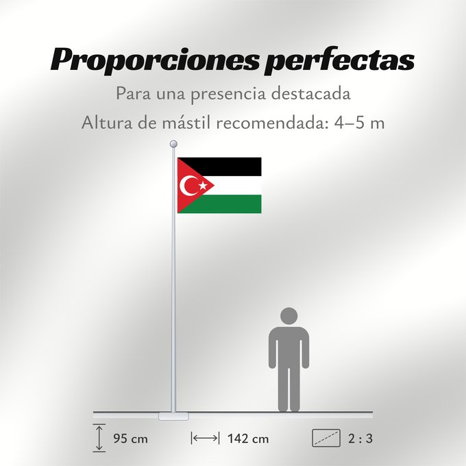 Proporciones de la bandera: Gaza-Turkey solidarity	Gaza-Turkey solidarity flag