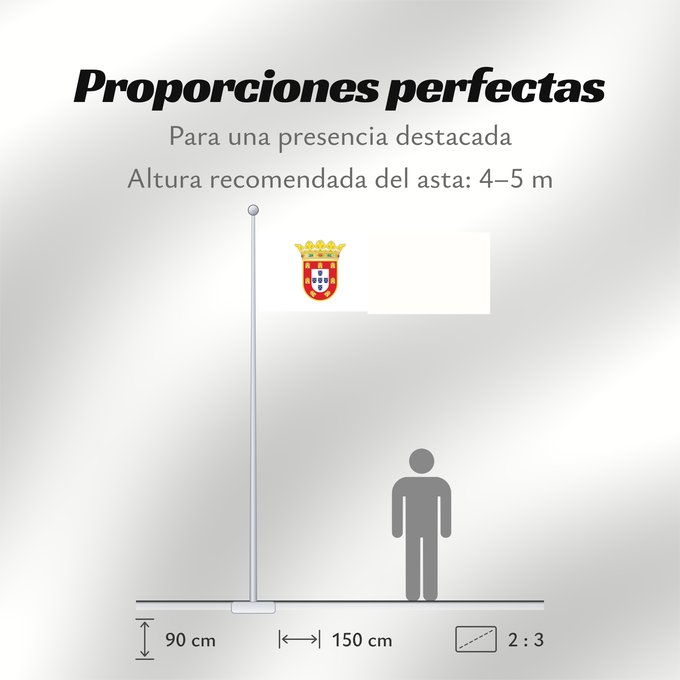 Proporciones de la bandera: Portugal  1521	Portugal (1521-1578)	Portogallo (1521-1578)	Portugal  1521-1578