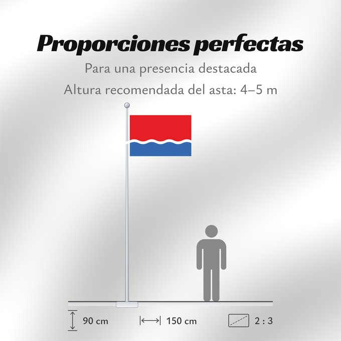 Proporciones de la bandera: Amur Oblast  1999	Amur oblast, Russia	Oblast de l'Amour (1999)	Óblast de Amur (1999)	Amur Oblast (1999)	Oblast' dell'Amur (1999)	Флаг Амурской области