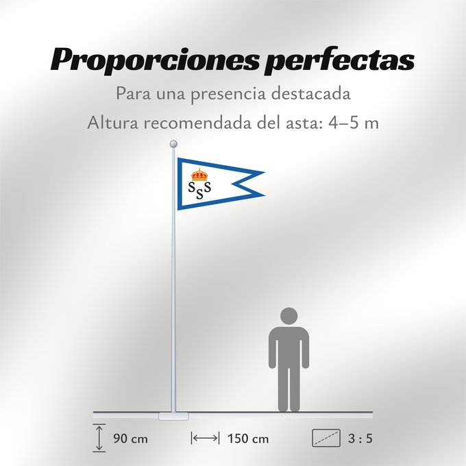 Proporciones de la bandera: Burgee of KSSS members