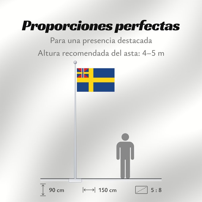 Proporciones de la bandera: Swedish norwegian union