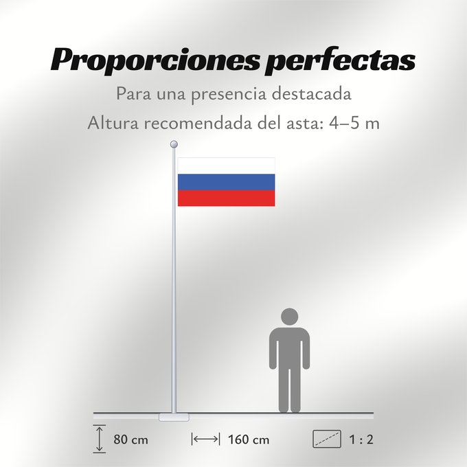 Proporciones de la bandera: Slovene Nation	Slovene Nation  Civil Flag; use on land only; official 1 2 ratio	Nation Slovène - Drapeau Civil (usage terrestre uniquement)	Nación Eslovena - Bandera Civil (solo uso en tierra)	Slowenische Nation - Zivilflagge (nur an Land)	Nazione Slovena