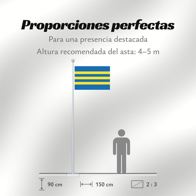 Proporciones de la bandera: Trnavsky vlajka Trnava Region Région de Trnava Región de Trnava Trnava Trnava Regione