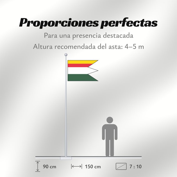 Proporciones de la bandera: Slovakia Kvašov	Kvašov	Kvassó címere	Zástava obce Kvašov