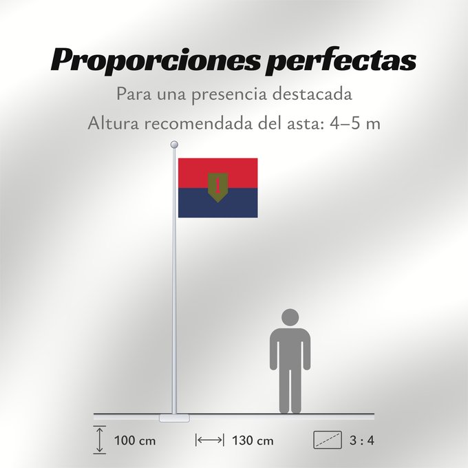 Proporciones de la bandera: United States Army 1st Infantry Division	1re Division d'infanterie de l'armée américaine	1.ª División de Infantería del Ejército de los Estados Unidos	1. Infanteriedivision der United States Army	1ª Divisione di fanteria dell'esercito degli Stati Uniti