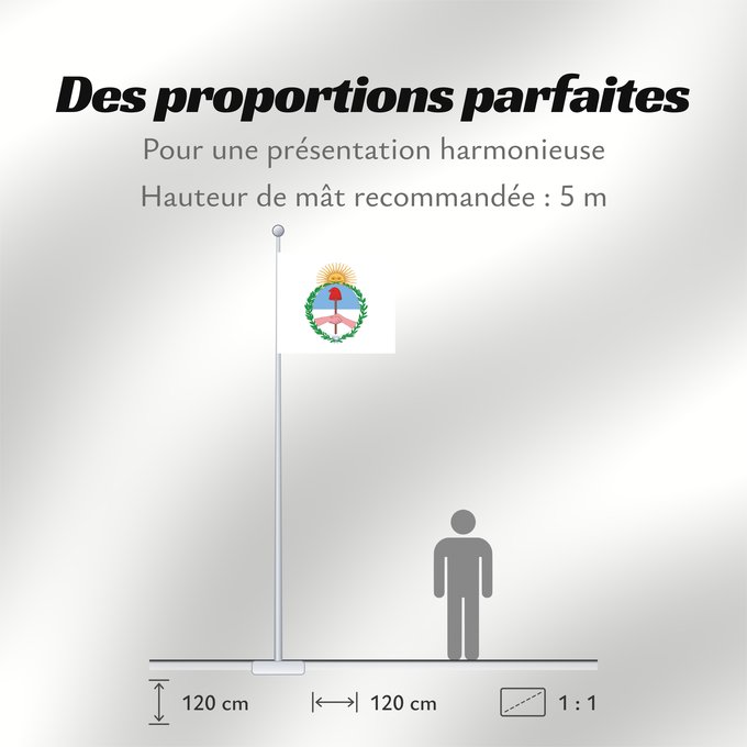 Proportions du drapeau : Provincia de Jujuy	Jujuy Province	province de Jujuy	Jujuy (Provinz)	Provincia di Jujuy