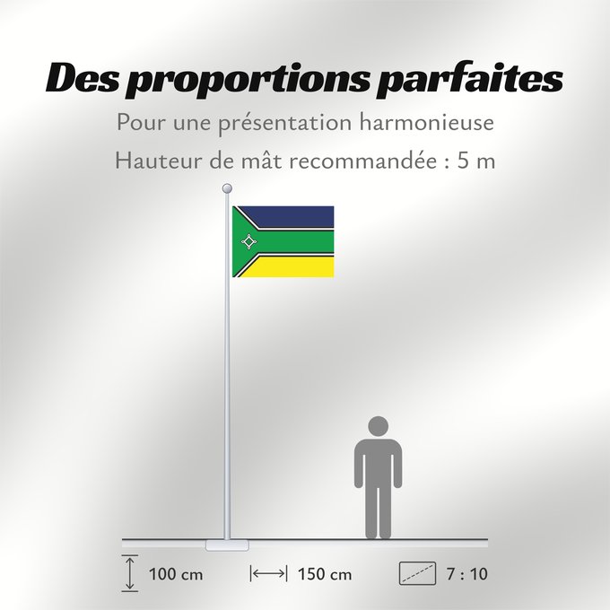 Proportions du drapeau : Amapá