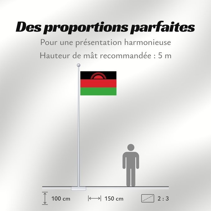 Proportions du drapeau : Malawi	Malaui	የማላዊ ሰንደቅ ዓላማ	علم ملاوي	Malawis	Malavio	Maláive	Mbendera ya Malaŵi	Флаг Малави	Malavija	Malaawi