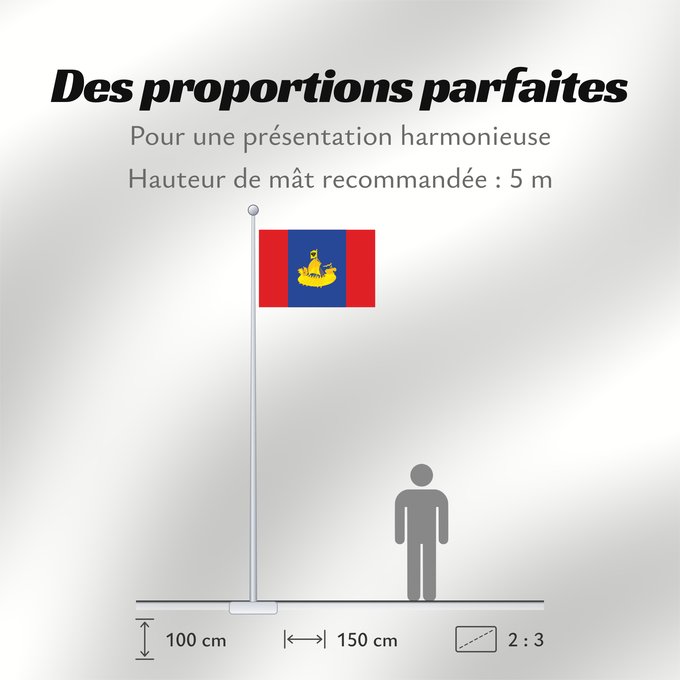 Proportions du drapeau : Kostroma Oblast Oblast de Kostroma Óblast de Kostromá Oblast Kostroma Флаг Костромской области