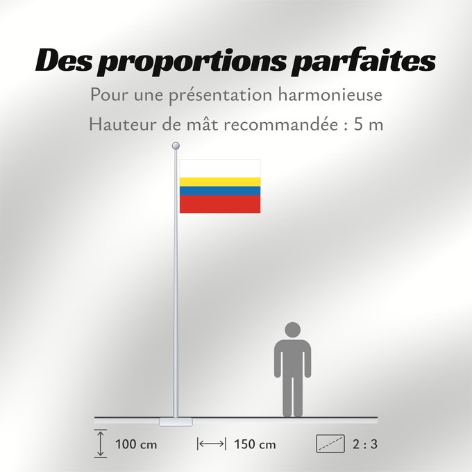 Proportions du drapeau : Presovsky vlajka	Prešov Region	Région de Prešov	Región de Prešov	Prešov