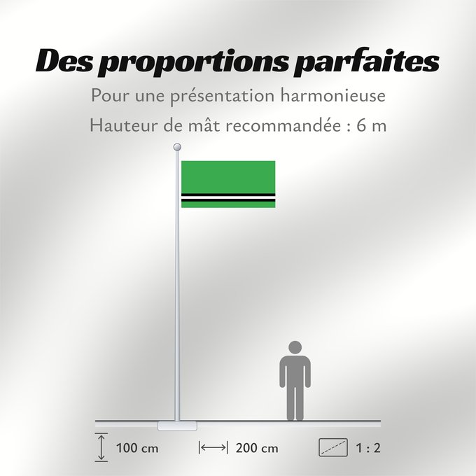Proportions du drapeau : Osipovichi, Belarus Osipovichi Osipowitschi