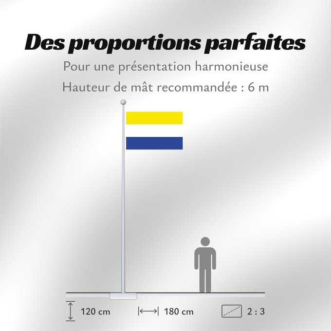 Proportions du drapeau : Panguipulli	Panguipulli, Chile