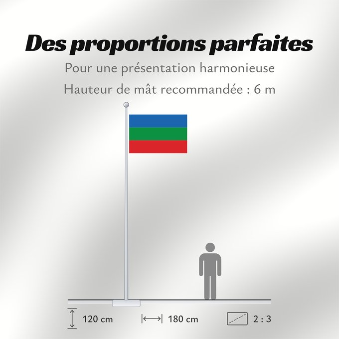 Proportions du drapeau : Villavicencio