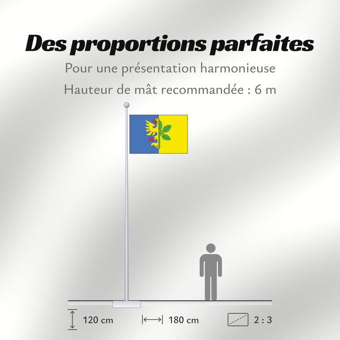 Proportions du drapeau : Bukovec	Gminy Bukowiec, Powiat Frydek-Mistek	Bukovec  okres Frýdek-Místek
