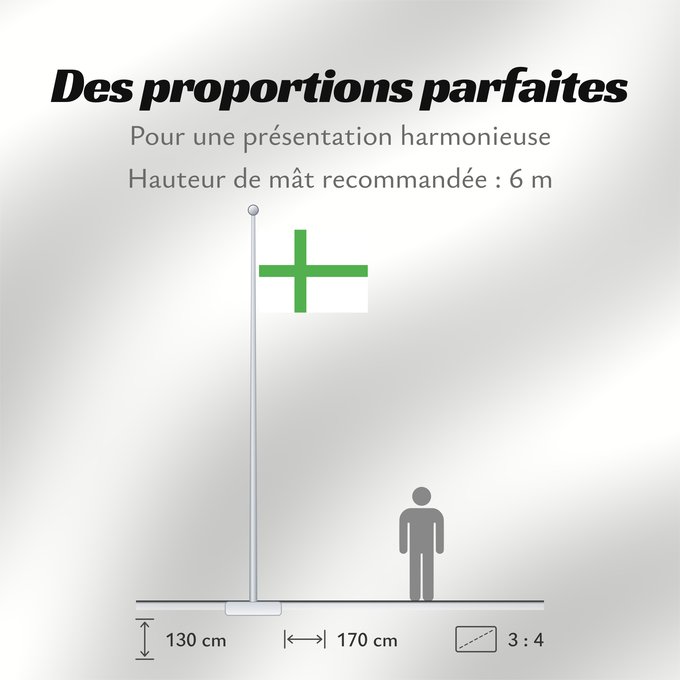 Proportions du drapeau : 2nd Proposal by Andersson