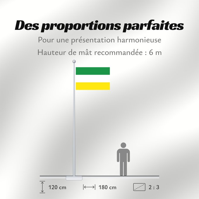 Proportions du drapeau : Provincia Sucumbíos Sucumbíos Province Province de Sucumbíos Provinz Sucumbíos Provincia di Sucumbíos
