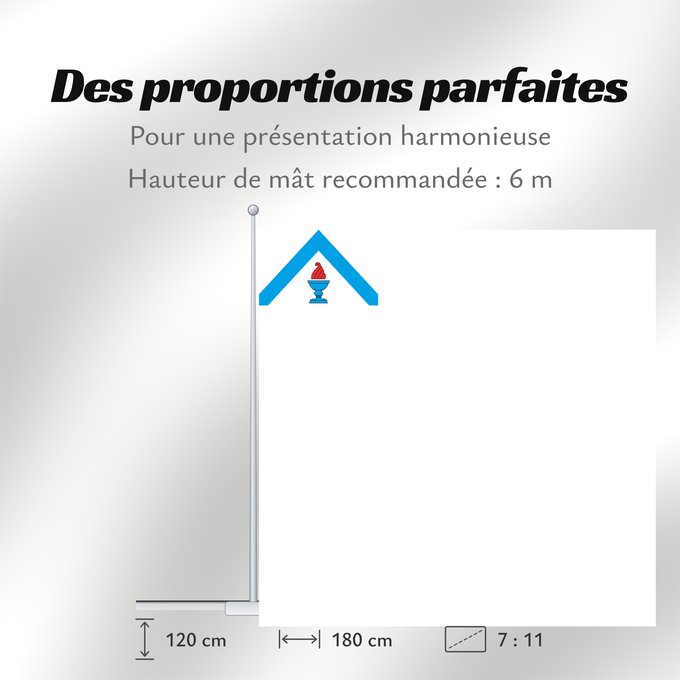 Proportions du drapeau : Järvakandi	Järvakandi Parish, Estonia	Järvakandi valla lipp