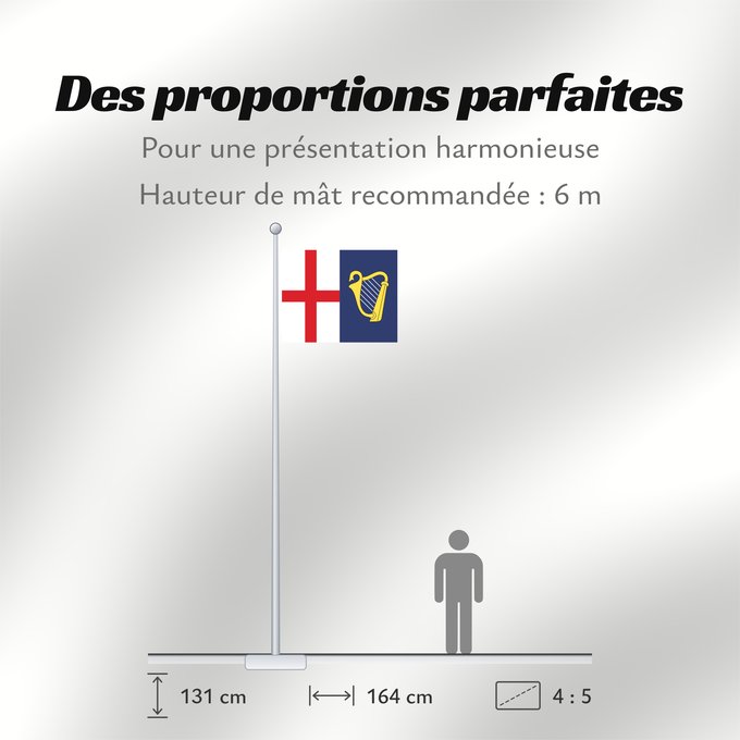 Proportions du drapeau : Commonwealth  1649-1651	Commonwealth (1649-1651)	Commonwealth between 1649 and 1651