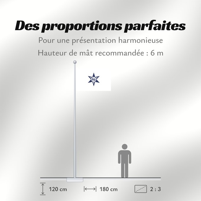 Proportions du drapeau : Wakayama
