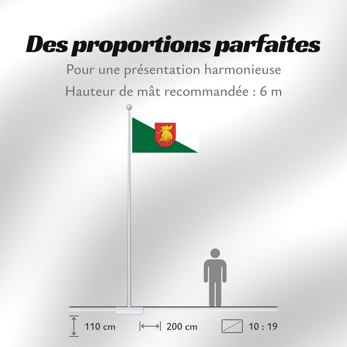 Proportions du drapeau : Madona	City of Madona, Latvia	Stadt Madona, Lettland	Madona, Letònia	Madonas pilsētas karogs Madonas pilsētas karoga apraksts Madonas pilsētas karogs ir taisnstūra audums ar platuma un augstuma proporcijas attiecību 2 1. Diagonāle sadala karogu divos trij