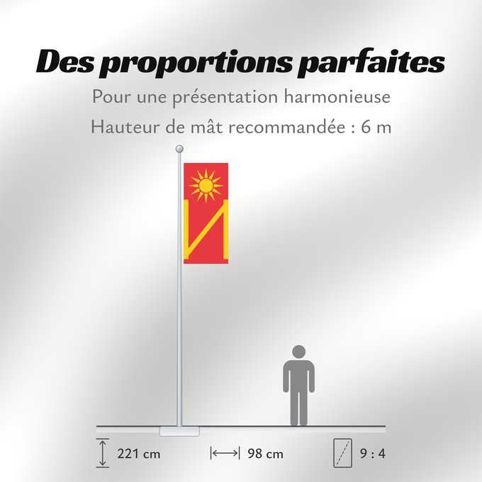 Proportions du drapeau : Ilinden	Ilinden Municipality (1996-2010)	Municipalité d'Ilinden (1996-2010)	Municipalidad de Ilinden (1996-2010)	Gemeinde Ilinden (1996-2010)	Comune di Ilinden (1996-2010)	Ilinden Municipality since year 1996 until now  2010