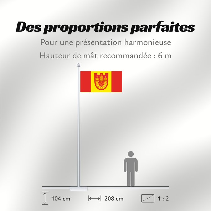 Proportions du drapeau : Kriva Palanka Municipality, North Macedonia Kriva Palanka Municipality, Macedonia Municipalité de Kriva Palanka Municipio de Kriva Palanka Gemeinde Kriva Palanka Comune di Kriva Palanka Грб на Општина Крива Паланка